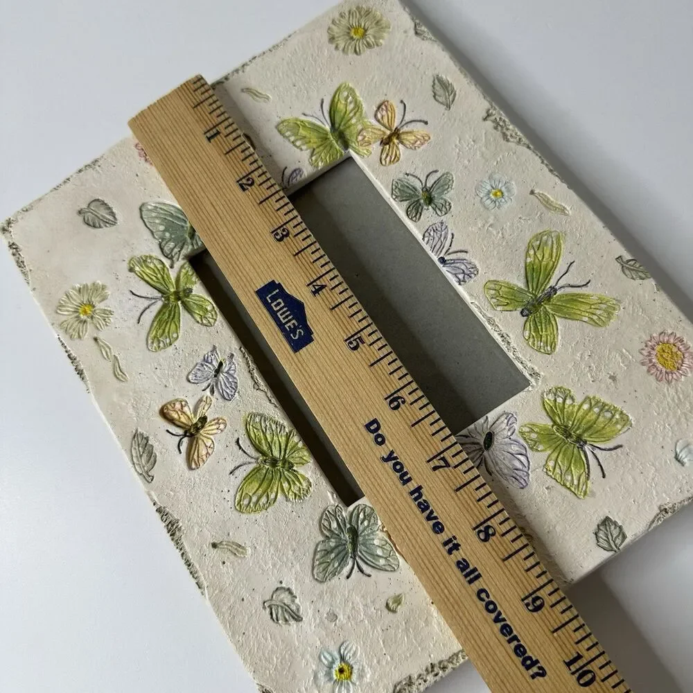Butterfly Floral Picture Frame 3x4.5